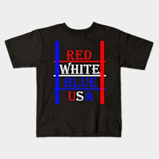 The Red White And Blue Kids T-Shirt